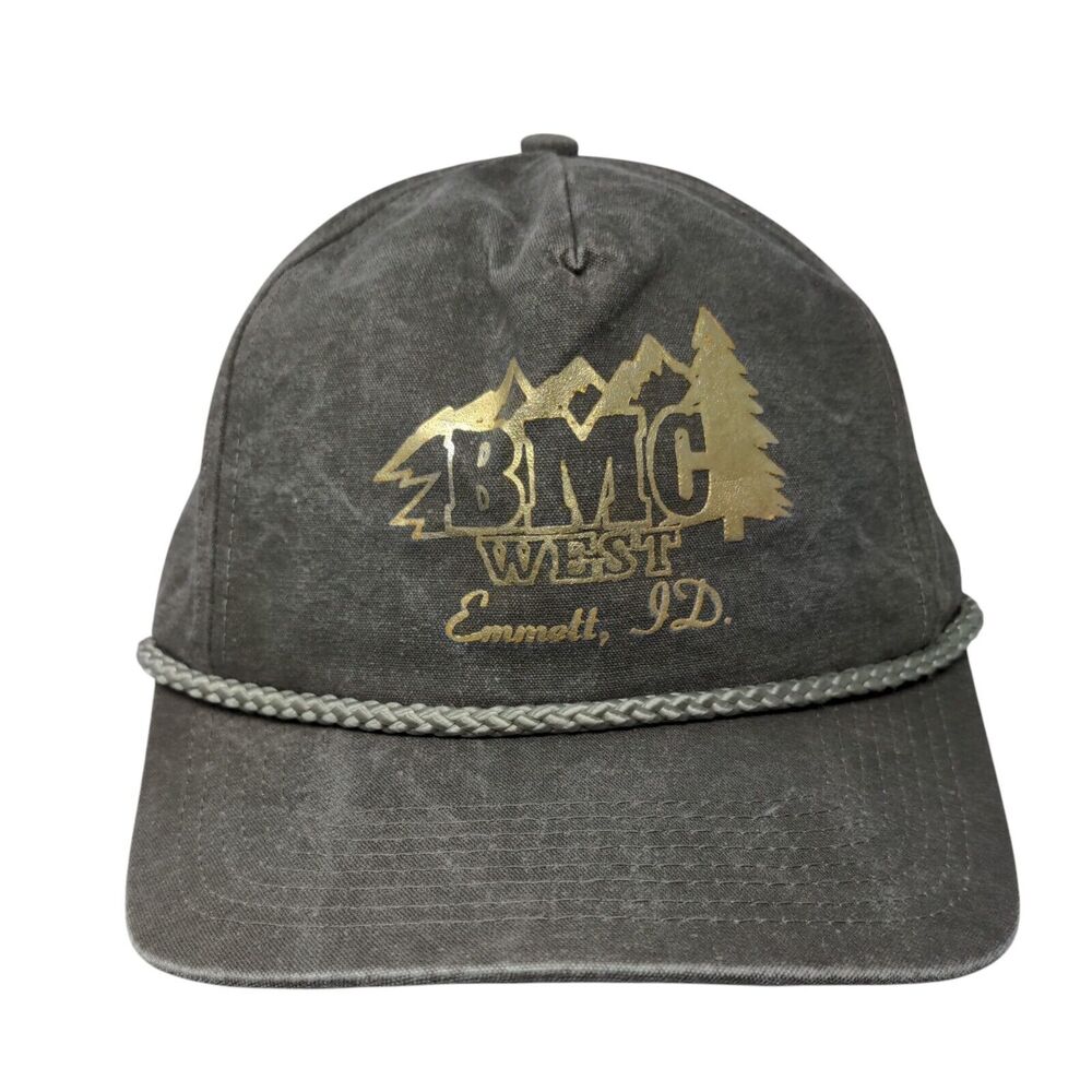 BMC West Emmett, ID Snapback Rope Hat Brown OSFA Adjustable Solid